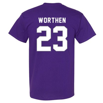 Weber - NCAA Football : Teni Worthen - Classic Shersey T-Shirt-1