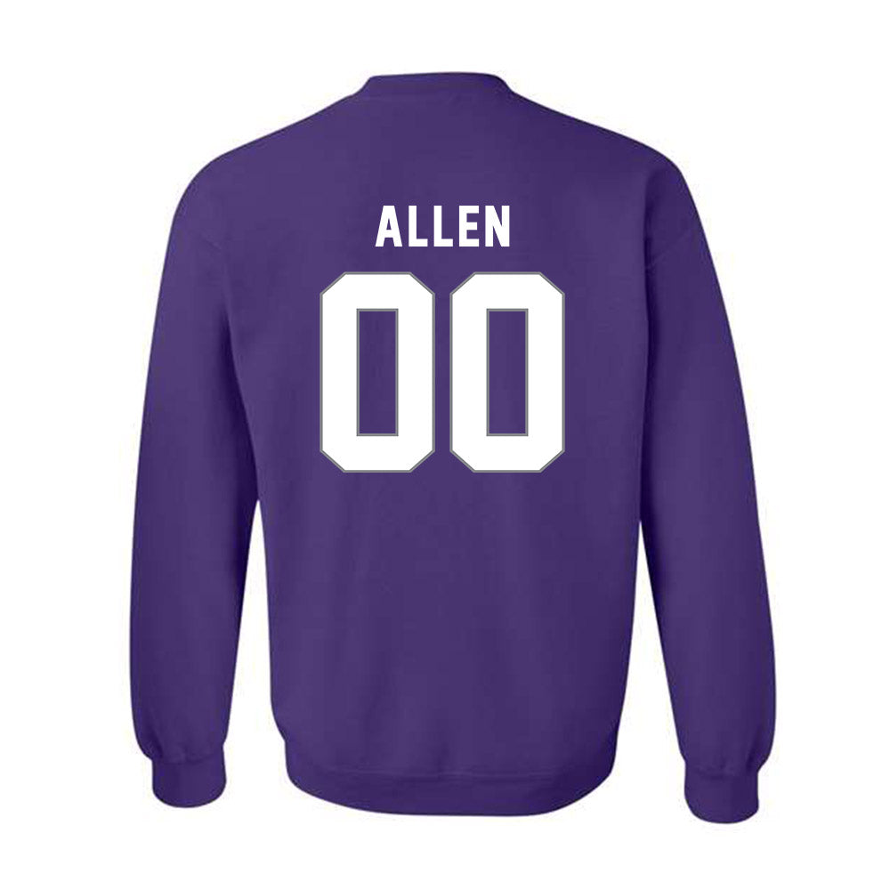 Weber - NCAA Football : Tristan Allen - Classic Shersey Crewneck Sweatshirt-1