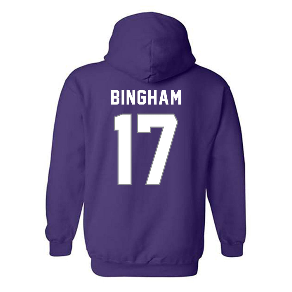Weber - NCAA Softball : Emma Bingham - Classic Shersey Hooded Sweatshirt-1
