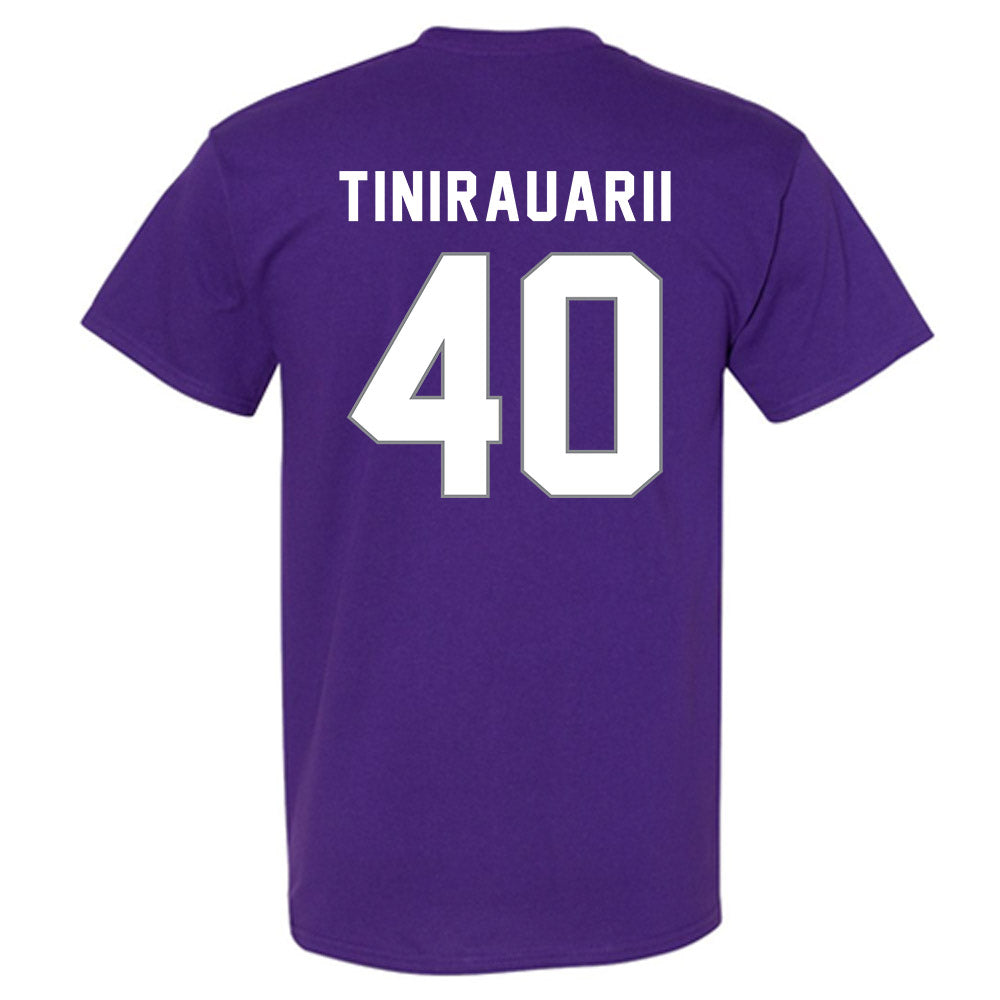 Weber - NCAA Football : Raimoana Tinirauarii - Classic Shersey T-Shirt-1