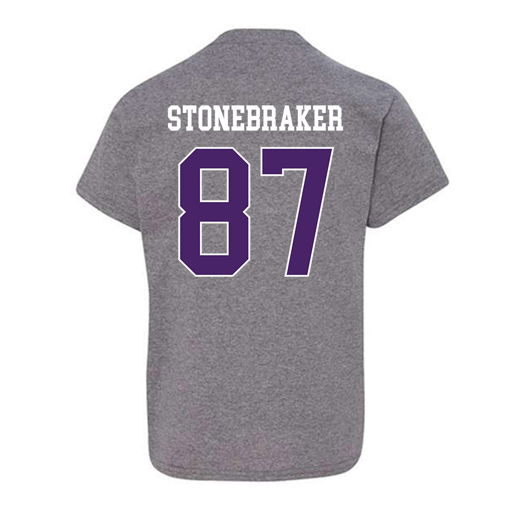 Weber - NCAA Football : Max Stonebraker - Classic Shersey Youth T-Shirt-1
