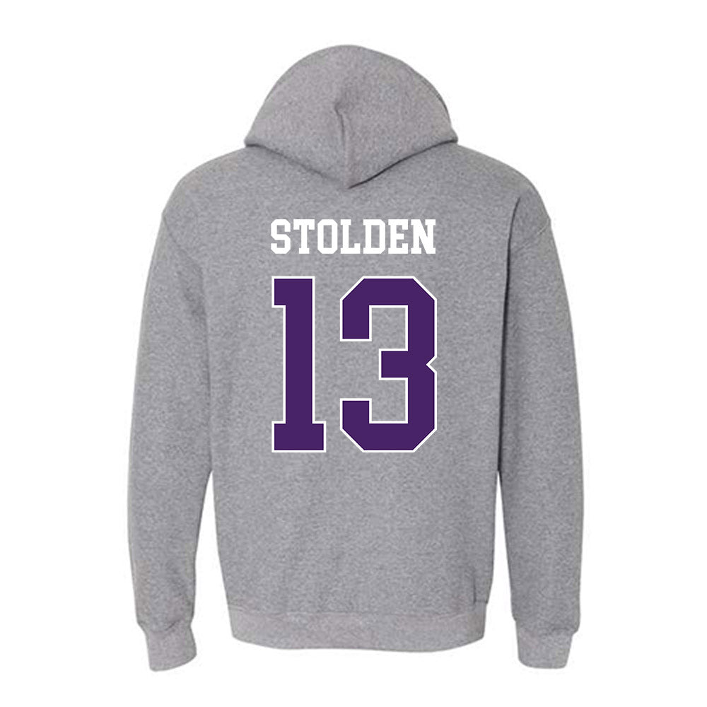 Weber - NCAA Football : Khalil Stolden - Classic Shersey Hooded Sweatshirt-1