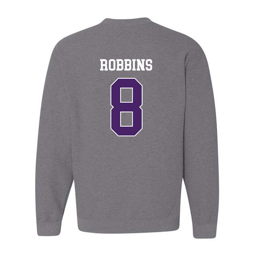 Weber - NCAA Women's Basketball : Hannah Robbins - Classic Shersey Crewneck Sweatshirt-1