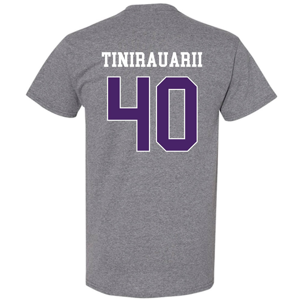 Weber - NCAA Football : Raimoana Tinirauarii - Classic Shersey T-Shirt-1