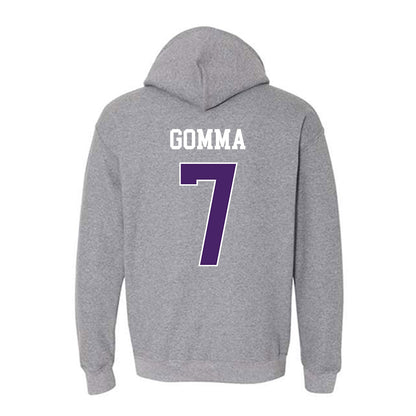 Weber - NCAA Men's Basketball : Malek Gomma - Classic Shersey Hooded Sweatshirt-1