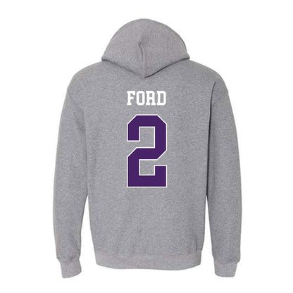 Weber - NCAA Football : Devin Ford - Classic Shersey Hooded Sweatshirt-1