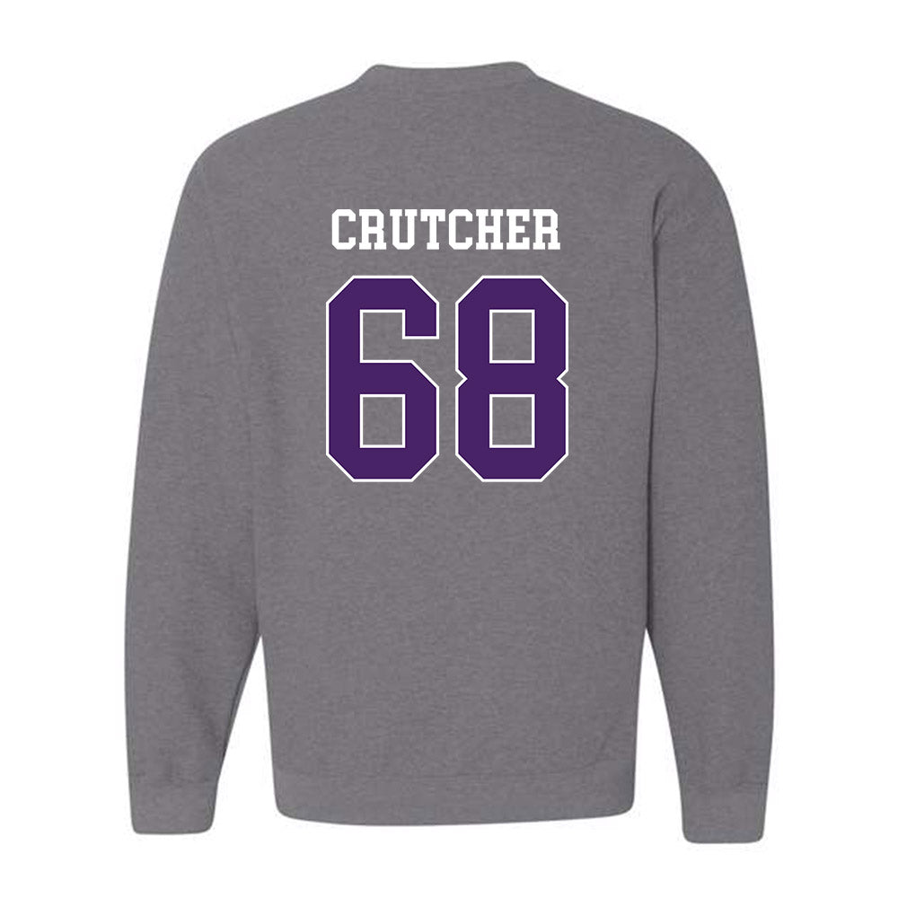 Weber - NCAA Football : Leon Crutcher - Classic Shersey Crewneck Sweatshirt-1