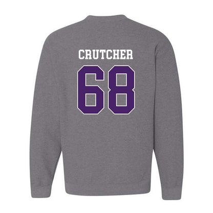 Weber - NCAA Football : Leon Crutcher - Classic Shersey Crewneck Sweatshirt-1