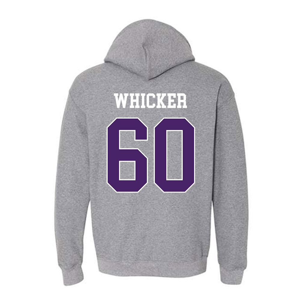 Weber - NCAA Football : Riley Whicker - Classic Shersey Hooded Sweatshirt-1