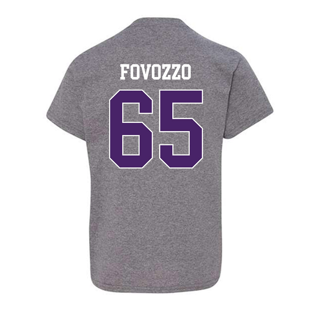 Weber - NCAA Football : Nicholas Fovozzo - Classic Shersey Youth T-Shirt-1