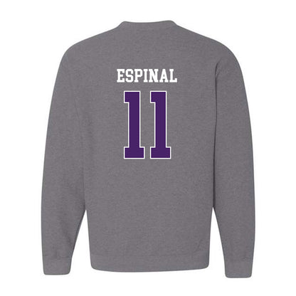 Weber - NCAA Men's Basketball : Kevin Espinal - Classic Shersey Crewneck Sweatshirt-1
