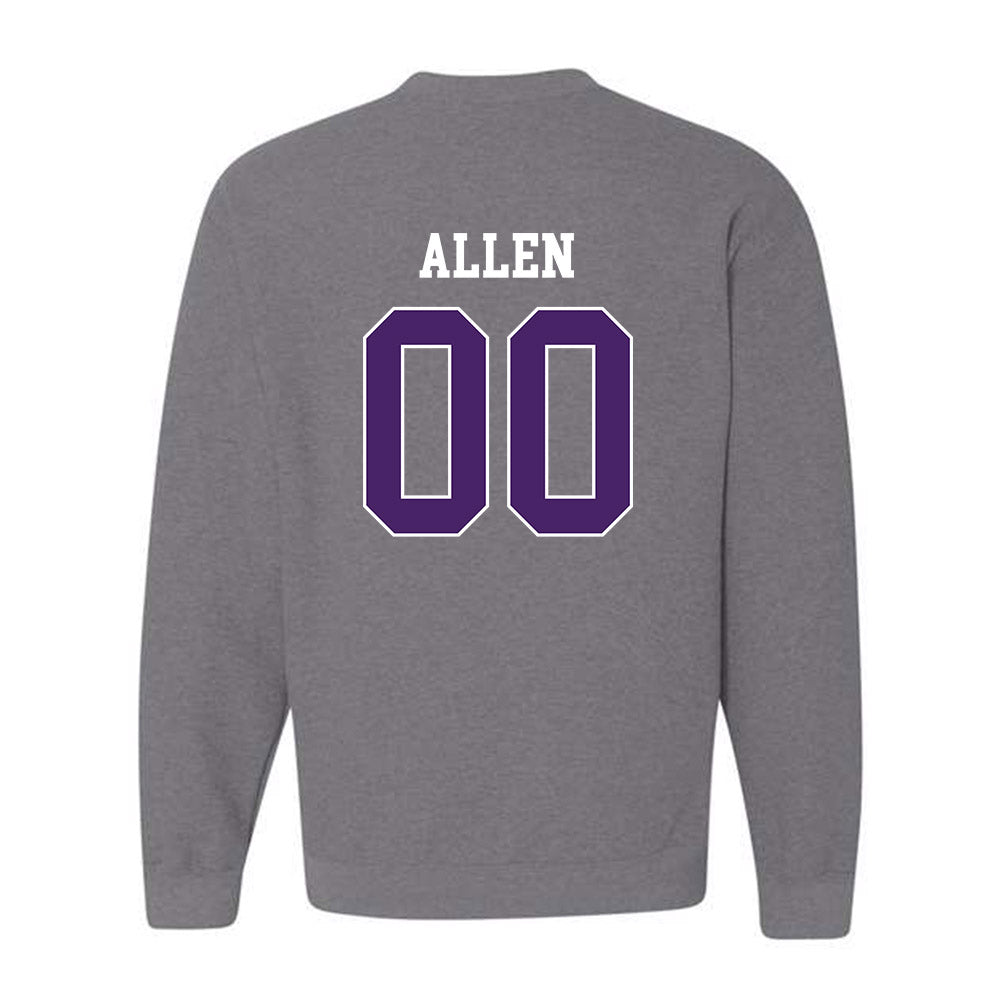 Weber - NCAA Football : Tristan Allen - Classic Shersey Crewneck Sweatshirt-1