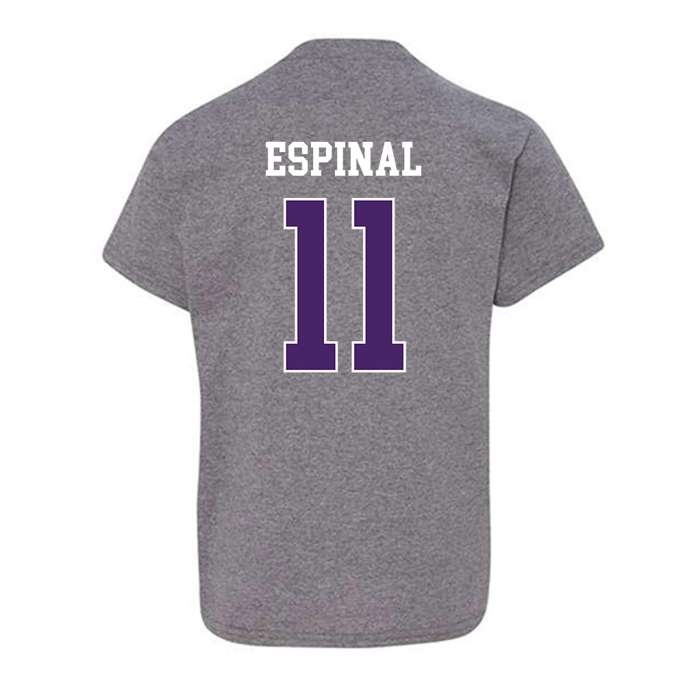 Weber - NCAA Men's Basketball : Kevin Espinal - Classic Shersey Youth T-Shirt-1