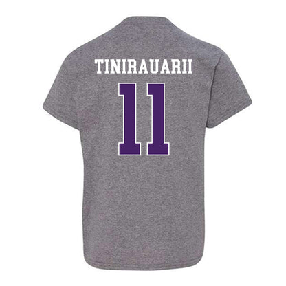 Weber - NCAA Football : Raimoana Tinirauarii - Classic Shersey Youth T-Shirt-1