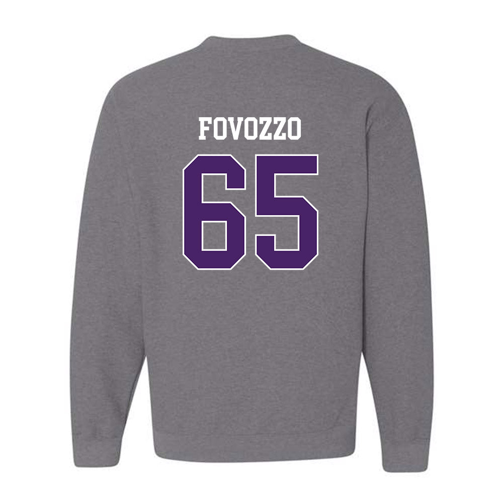Weber - NCAA Football : Nicholas Fovozzo - Classic Shersey Crewneck Sweatshirt-1