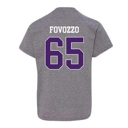 Weber - NCAA Football : Nicholas Fovozzo - Classic Shersey Youth T-Shirt-1
