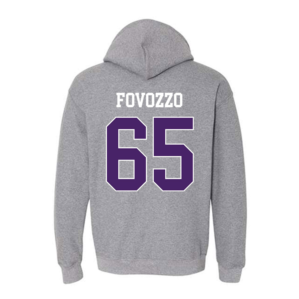 Weber - NCAA Football : Nicholas Fovozzo - Classic Shersey Hooded Sweatshirt-1