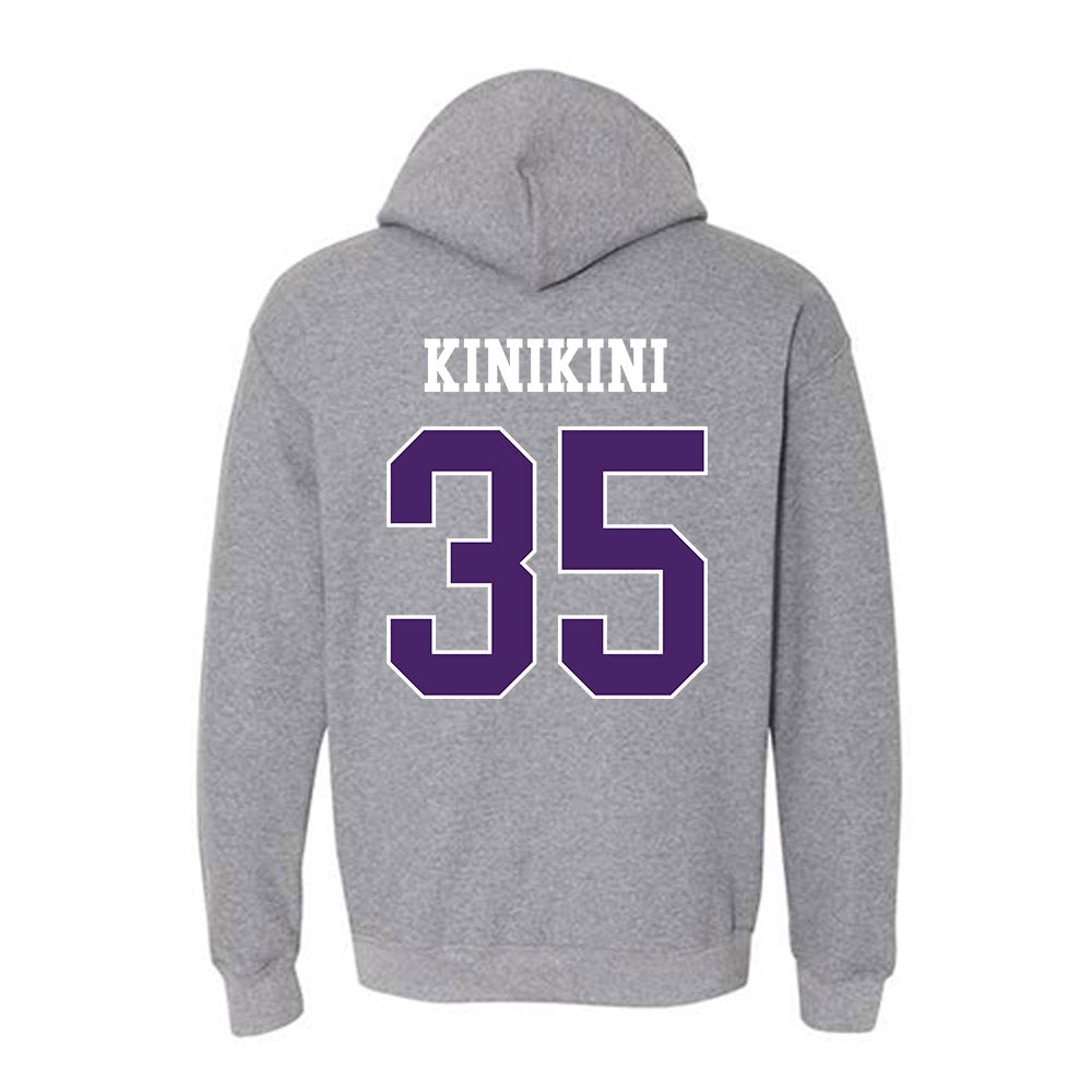 Weber - NCAA Football : Semisi Kinikini - Classic Shersey Hooded Sweatshirt-1
