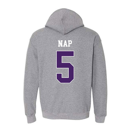 Weber - NCAA Women's Basketball : Dakota Nap - Classic Shersey Hooded Sweatshirt-1