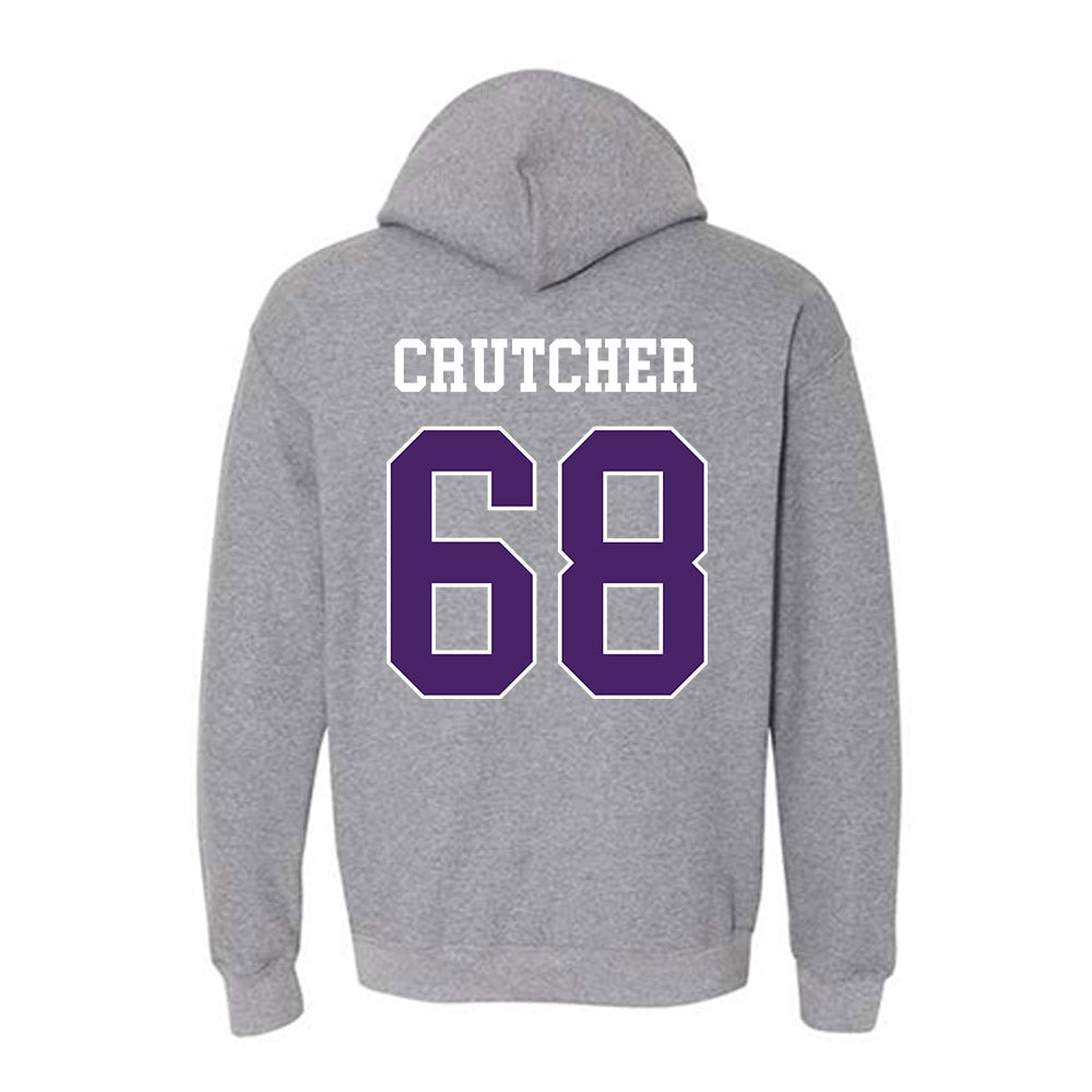 Weber - NCAA Football : Leon Crutcher - Classic Shersey Hooded Sweatshirt-1