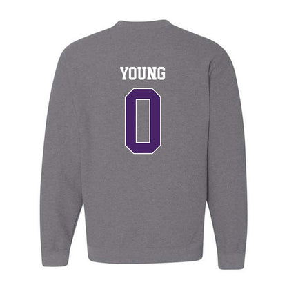 Weber - NCAA Football : Robert Young - Classic Shersey Crewneck Sweatshirt-1