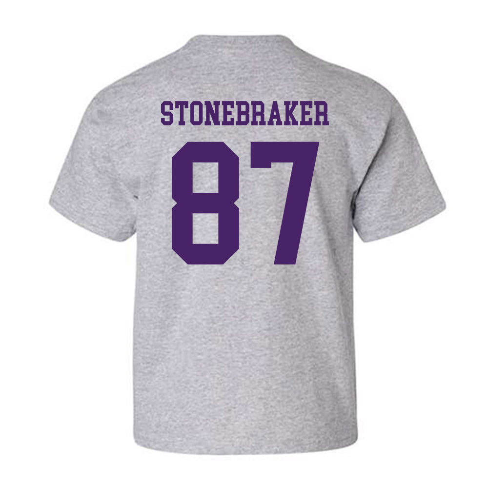 Weber - NCAA Football : Max Stonebraker - Classic Shersey Youth T-Shirt-1