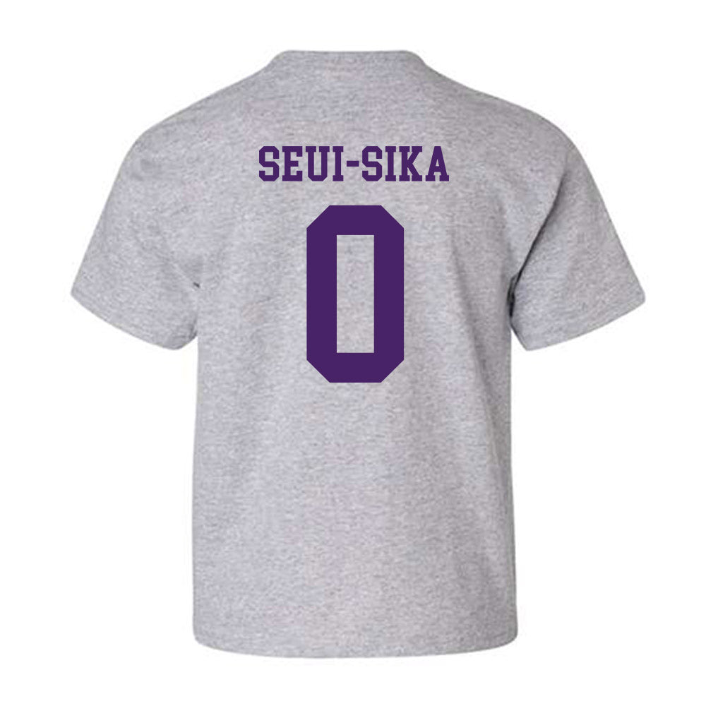 Weber - NCAA Football : Denzon Seui-Sika - Classic Shersey Youth T-Shirt-1