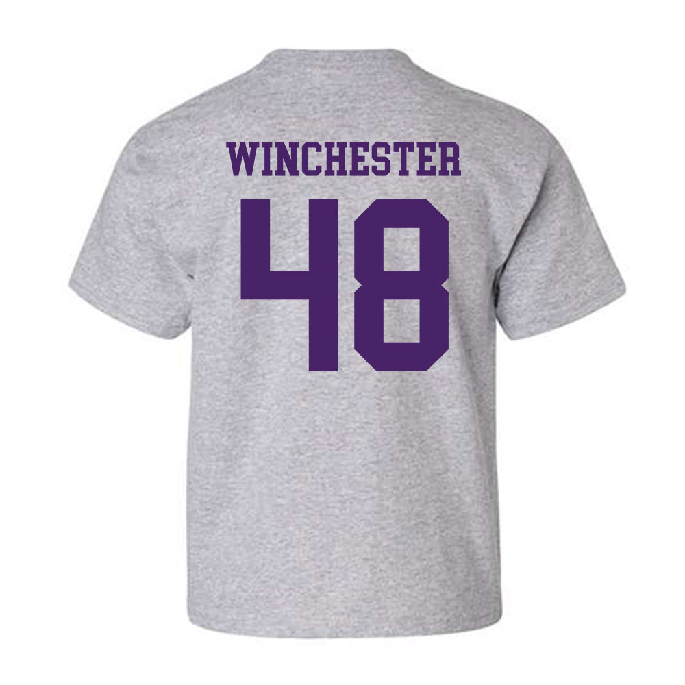 Weber - NCAA Football : Paliku Winchester - Classic Shersey Youth T-Shirt-1