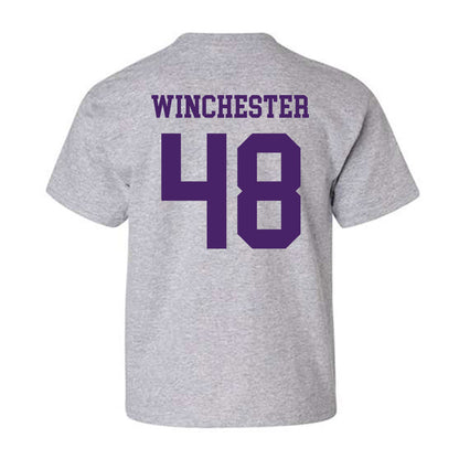 Weber - NCAA Football : Paliku Winchester - Classic Shersey Youth T-Shirt-1