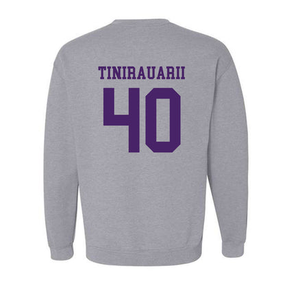 Weber - NCAA Football : Raimoana Tinirauarii - Classic Shersey Crewneck Sweatshirt-1