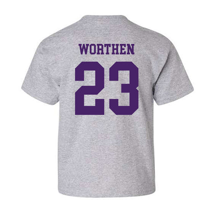 Weber - NCAA Football : Teni Worthen - Classic Shersey Youth T-Shirt-1