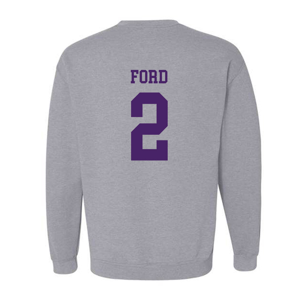 Weber - NCAA Football : Devin Ford - Classic Shersey Crewneck Sweatshirt-1