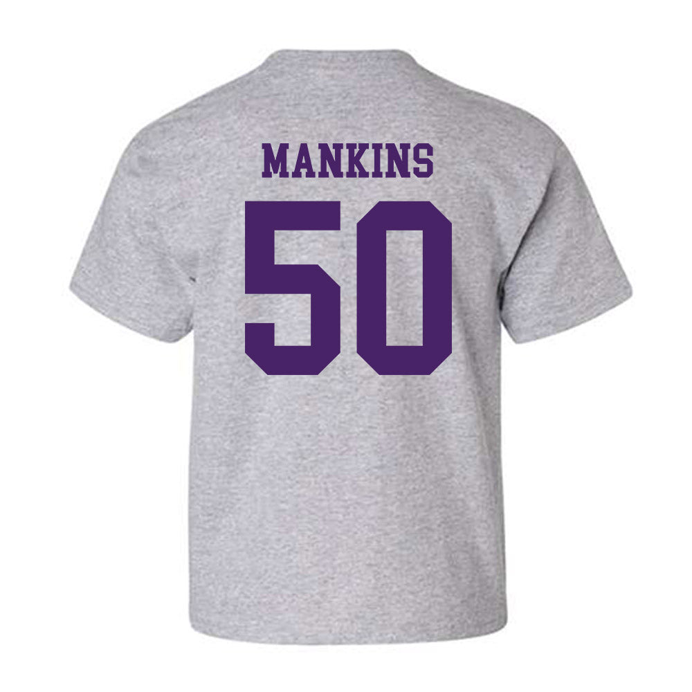 Weber - NCAA Football : Max Mankins - Classic Shersey Youth T-Shirt-1