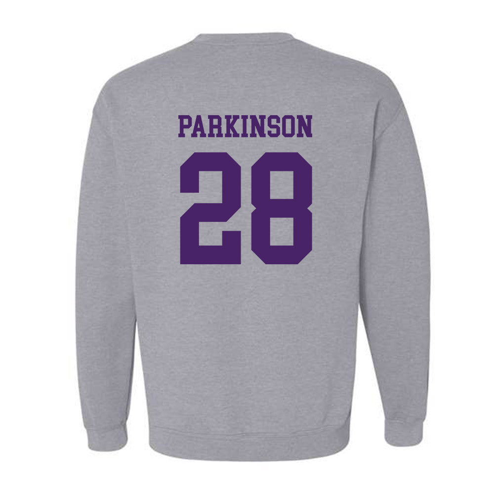 Weber - NCAA Football : Elias Parkinson - Classic Shersey Crewneck Sweatshirt-1