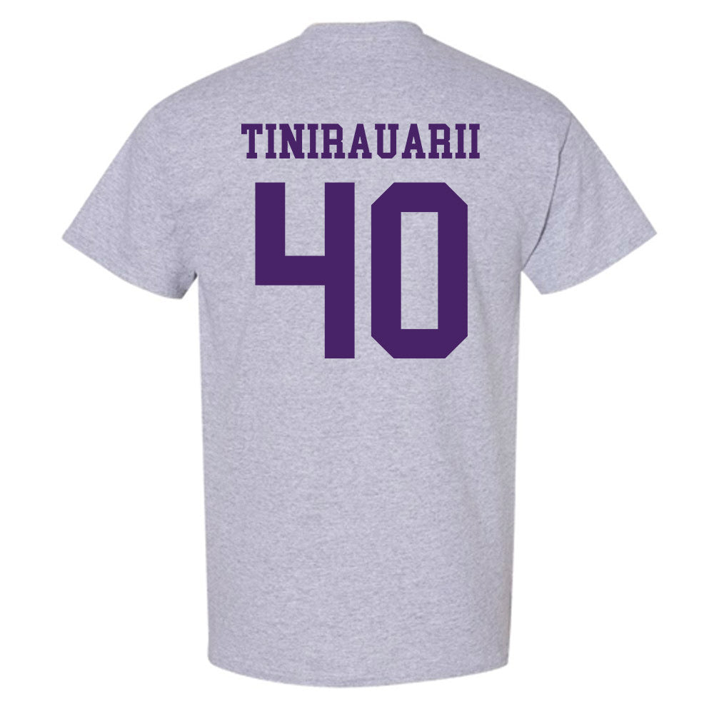 Weber - NCAA Football : Raimoana Tinirauarii - Classic Shersey T-Shirt-1