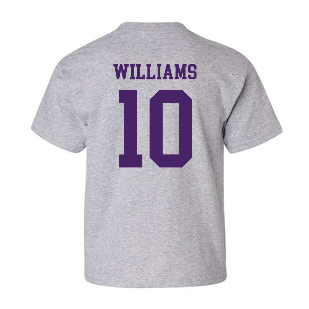 Weber - NCAA Football : Kerry Williams - Classic Shersey Youth T-Shirt-1