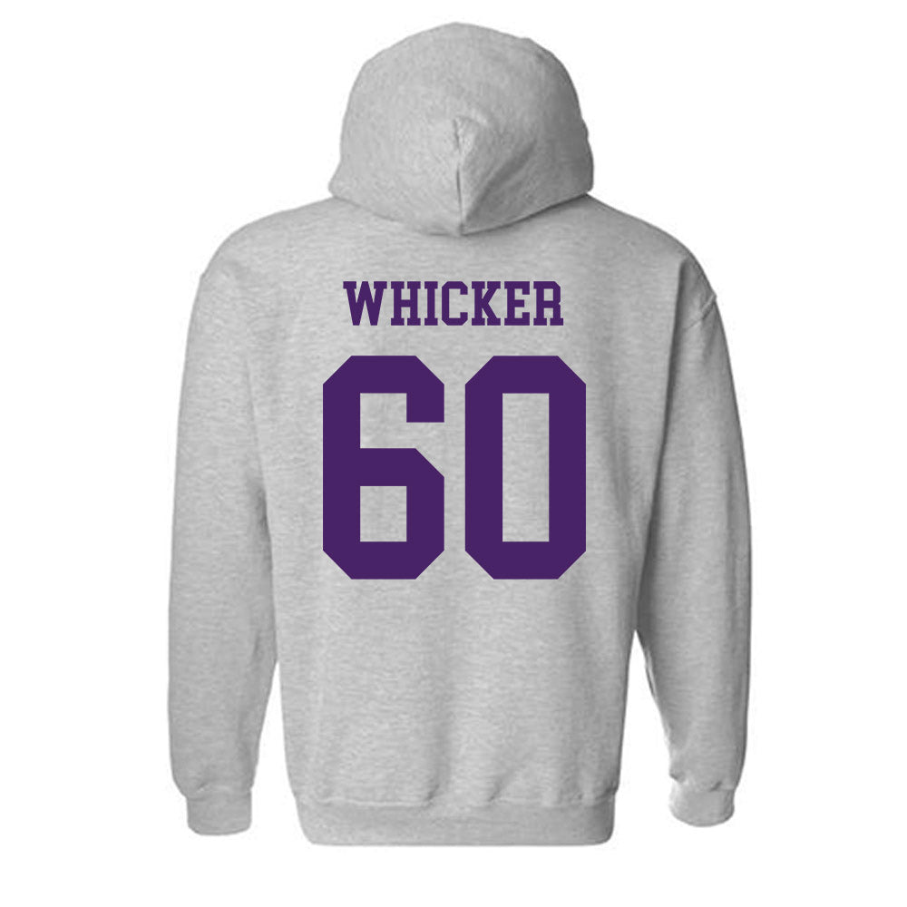 Weber - NCAA Football : Riley Whicker - Classic Shersey Hooded Sweatshirt-1