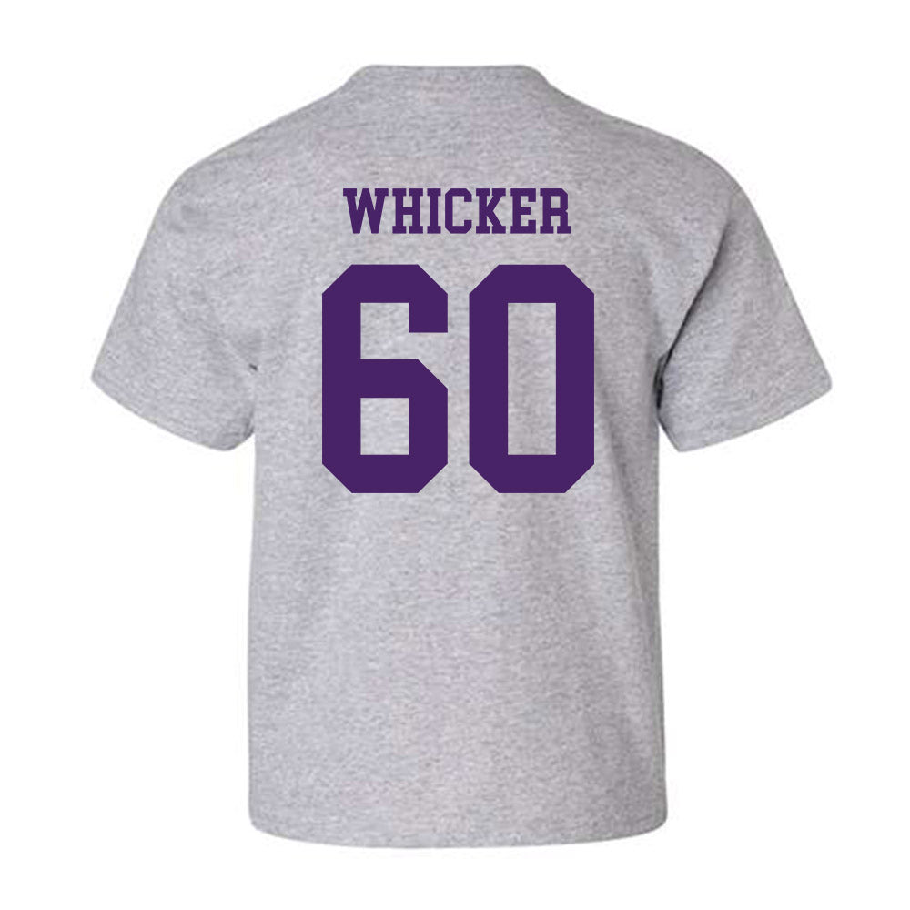 Weber - NCAA Football : Riley Whicker - Classic Shersey Youth T-Shirt-1