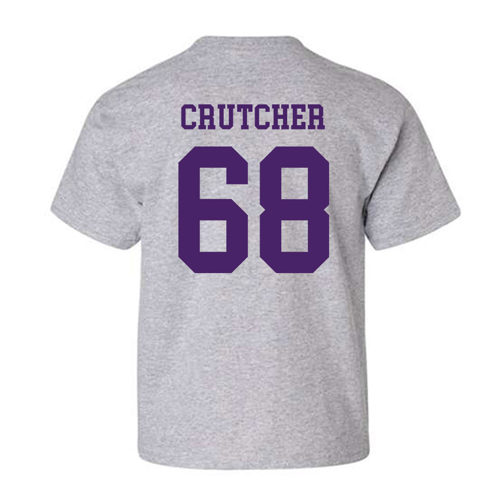 Weber - NCAA Football : Leon Crutcher - Classic Shersey Youth T-Shirt-1