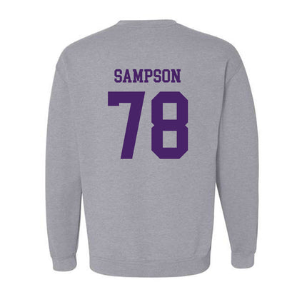 Weber - NCAA Football : Luke Sampson - Classic Shersey Crewneck Sweatshirt-1