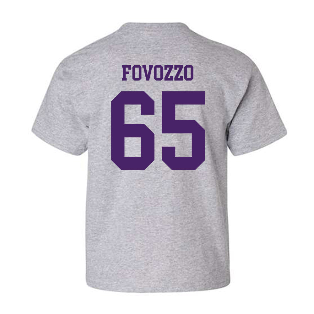 Weber - NCAA Football : Nicholas Fovozzo - Classic Shersey Youth T-Shirt-1