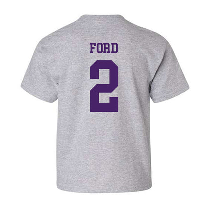 Weber - NCAA Football : Devin Ford - Classic Shersey Youth T-Shirt-1