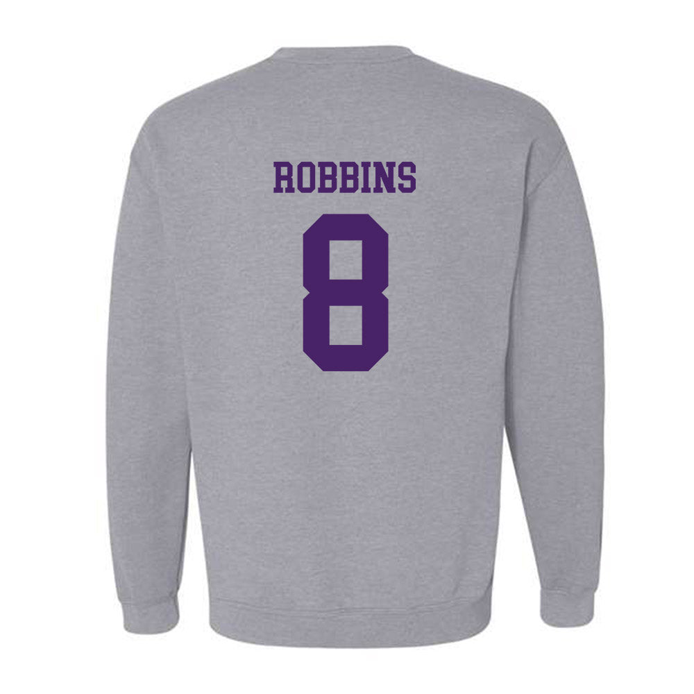 Weber - NCAA Women's Basketball : Hannah Robbins - Classic Shersey Crewneck Sweatshirt-1