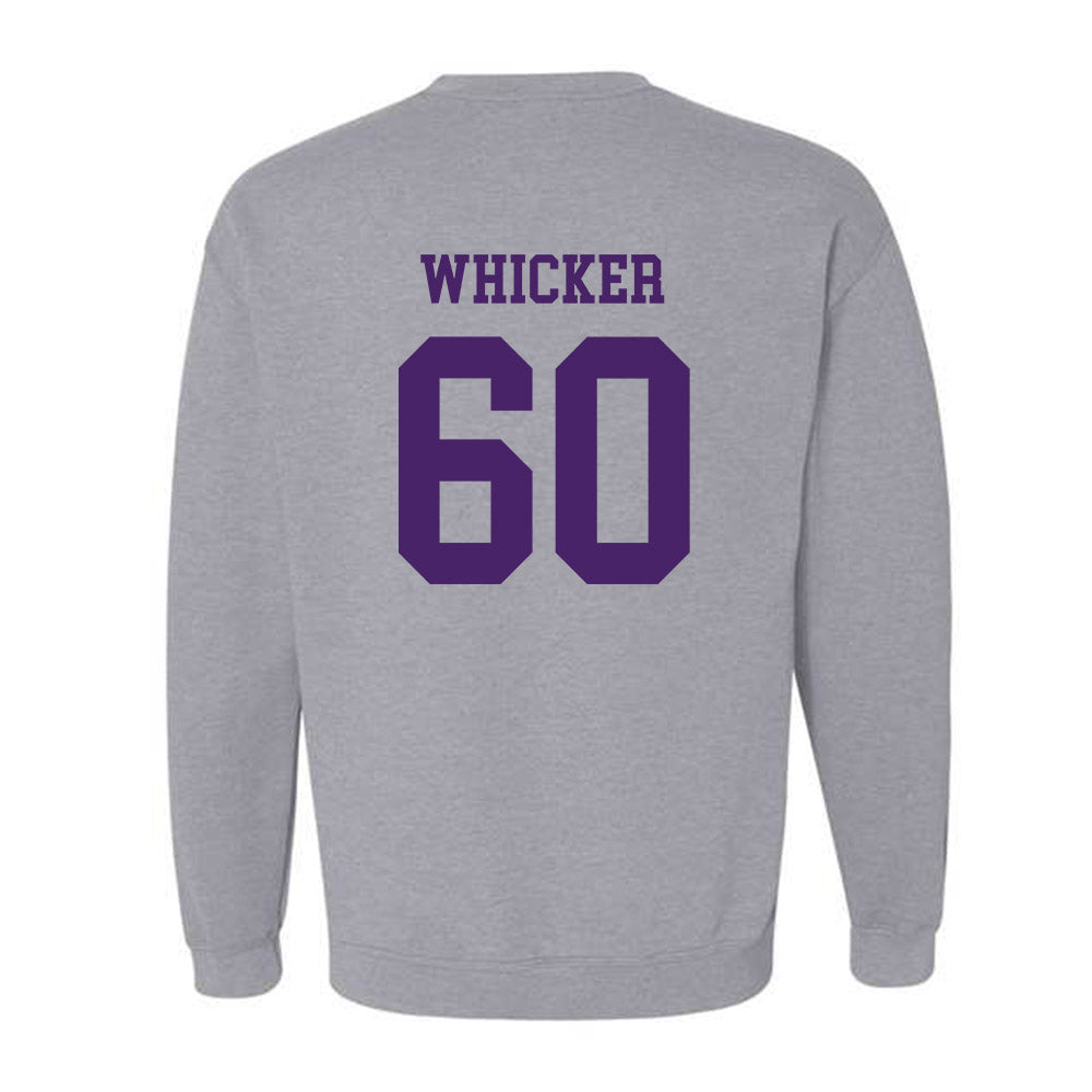 Weber - NCAA Football : Riley Whicker - Classic Shersey Crewneck Sweatshirt-1