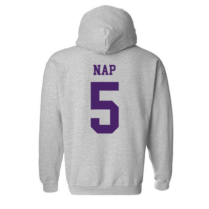 Weber - NCAA Women's Basketball : Dakota Nap - Classic Shersey Hooded Sweatshirt-1