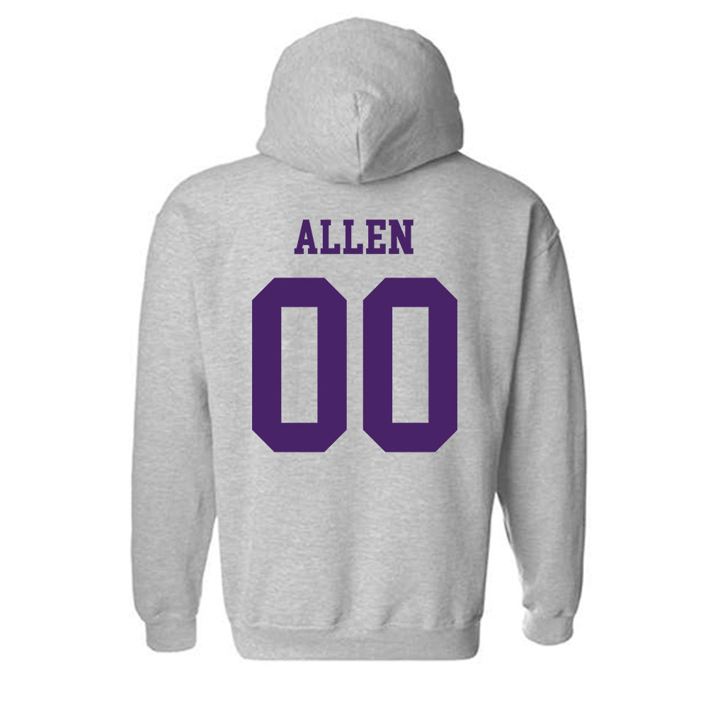 Weber - NCAA Football : Tristan Allen - Classic Shersey Hooded Sweatshirt-1