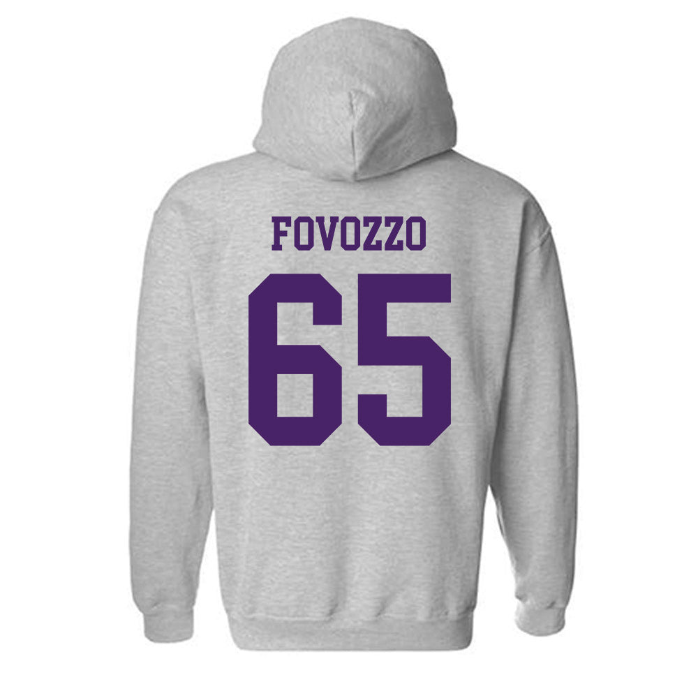 Weber - NCAA Football : Nicholas Fovozzo - Classic Shersey Hooded Sweatshirt-1