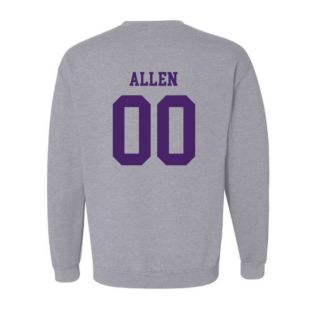 Weber - NCAA Football : Tristan Allen - Classic Shersey Crewneck Sweatshirt-1