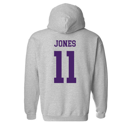 Weber - NCAA Men's Basketball : Sir Marius Jones - Classic Shersey Hooded Sweatshirt-1