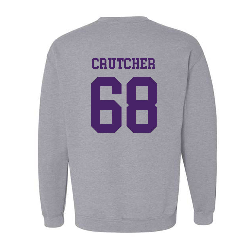 Weber - NCAA Football : Leon Crutcher - Classic Shersey Crewneck Sweatshirt-1